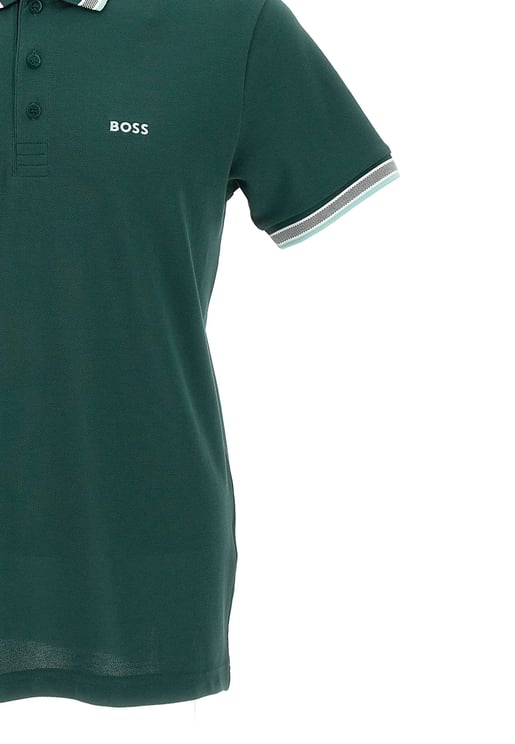 Hugo Boss T-shirts And Polos Green Groen