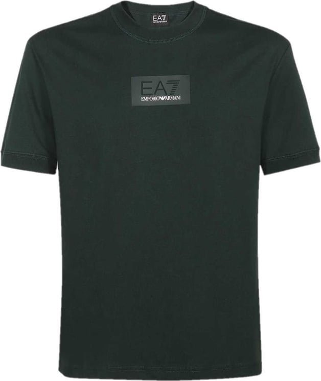Emporio Armani EA7 Chest Logo T-Shirt Scarab Groen