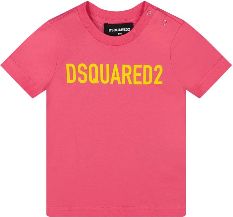 Dsquared2 Dsquared2 DQ1293 baby t-shirt roze Roze