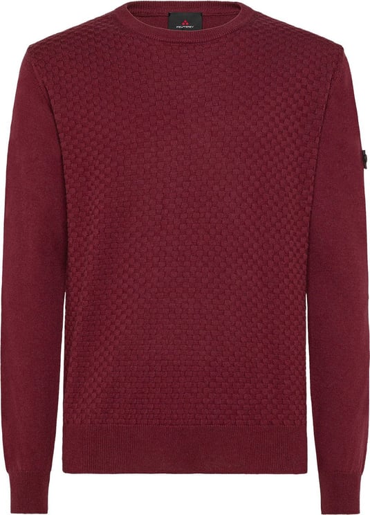 Peuterey SHIPKA - Round neck jumper with detachable personalisation Red