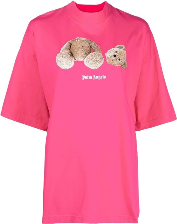 Palm Angels T-shirts And Polos Fuchsia Pink Pink
