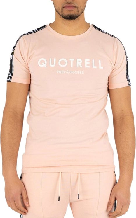 Quotrell General T-shirt Dusty Pink Roze
