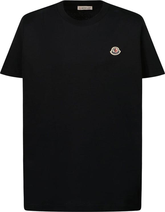 Moncler Moncler 9548C0002383907 kinder t-shirt zwart Zwart