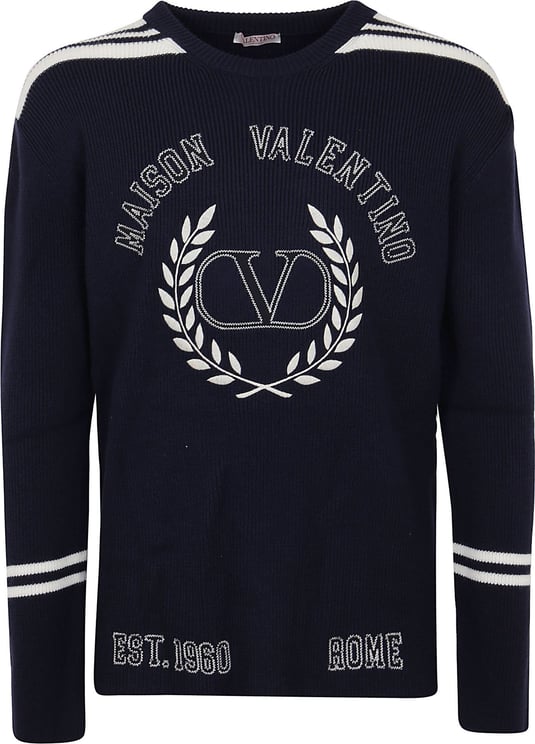 Valentino Wool Sweater Blauw