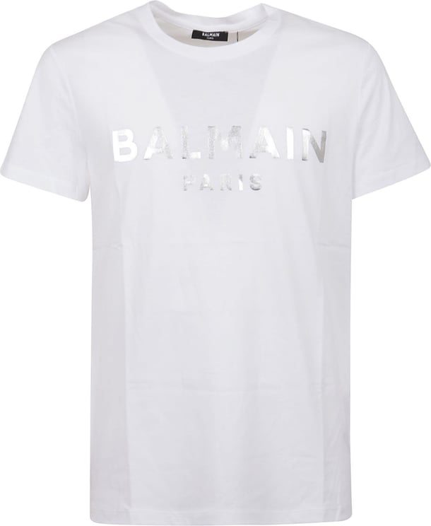 Balmain T-shirt Met Logoprint in het Zwart Dames Kleding voor voor Beenmode voor Kousen en pantys 