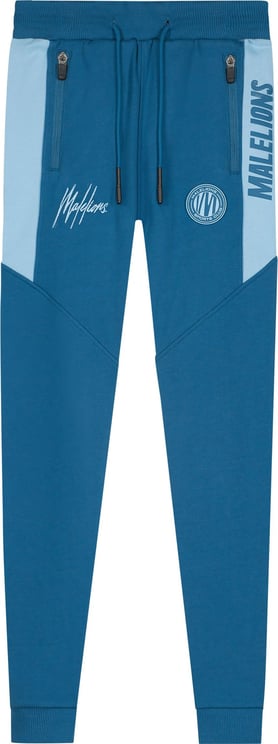 Malelions Sport Coach Trackpants - Navy/Blue Blauw