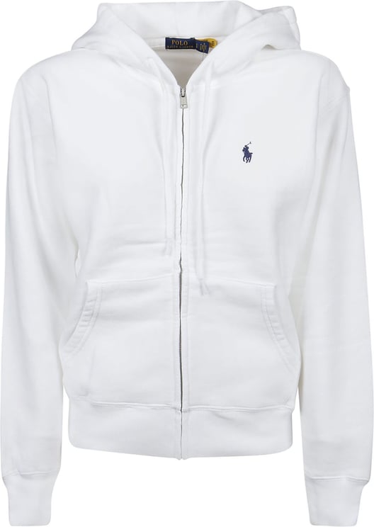Ralph Lauren Long Sleeve Zip Sweatshirt White Wit