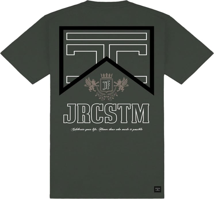 JorCustom Honor Slim Fit T-Shirt Khaki Groen
