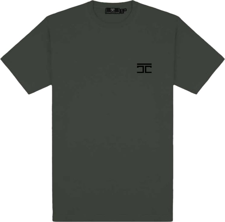 JorCustom Icon Slim Fit T-Shirt Khaki Groen