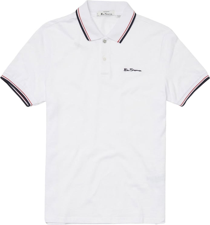 Ben Sherman Signature Polo Wit Wit