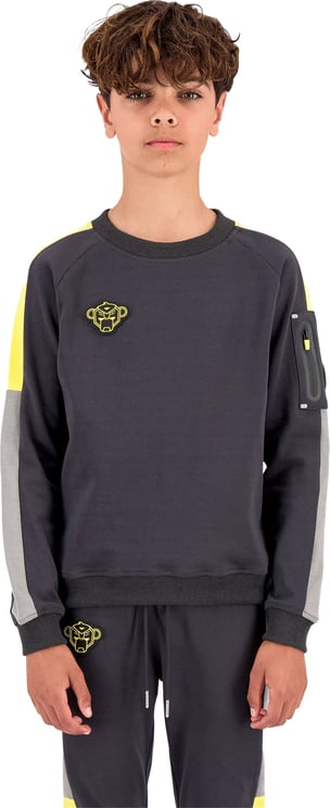 Black Bananas Jr Fundamental Sweater | Charcoal Gray