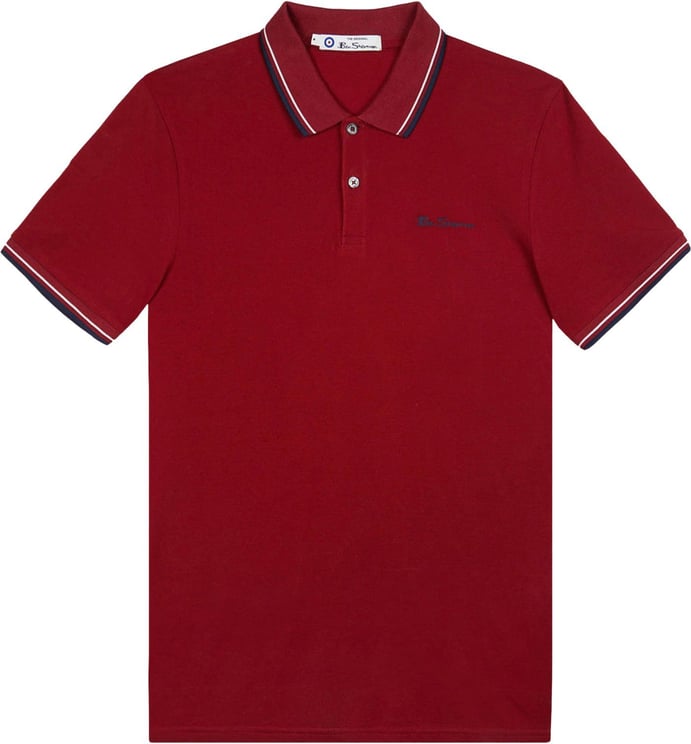 Ben Sherman Signature Polo Rood Red