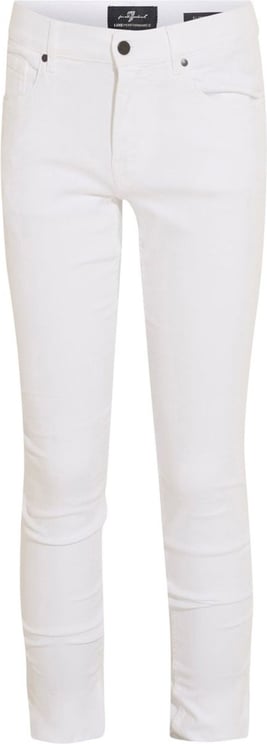 7 For All Mankind Slim Tap Lux Per White Wit