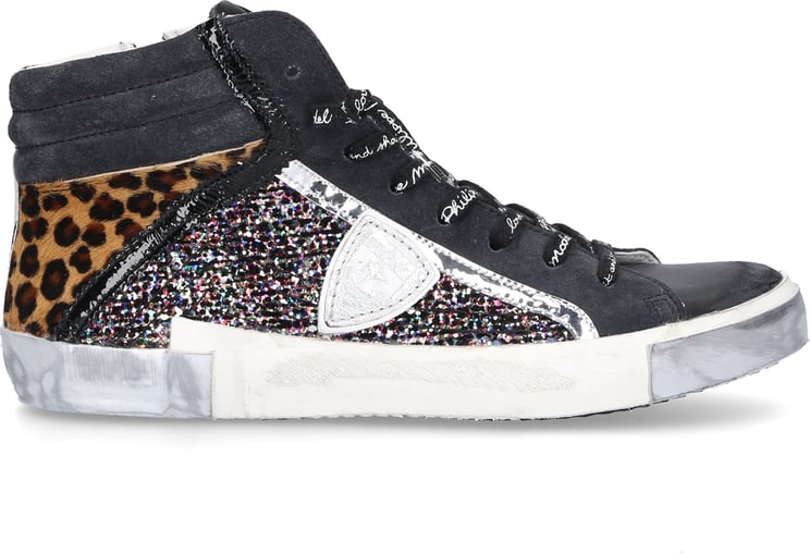 Philippe Model High-top Sneakers Prhd Suede Lilly Zwart