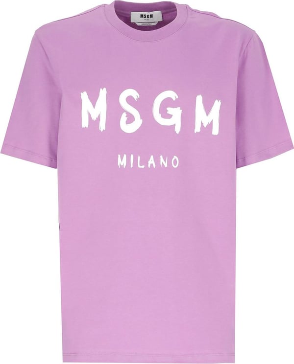 MSGM T-shirts And Polos Iris Blauw