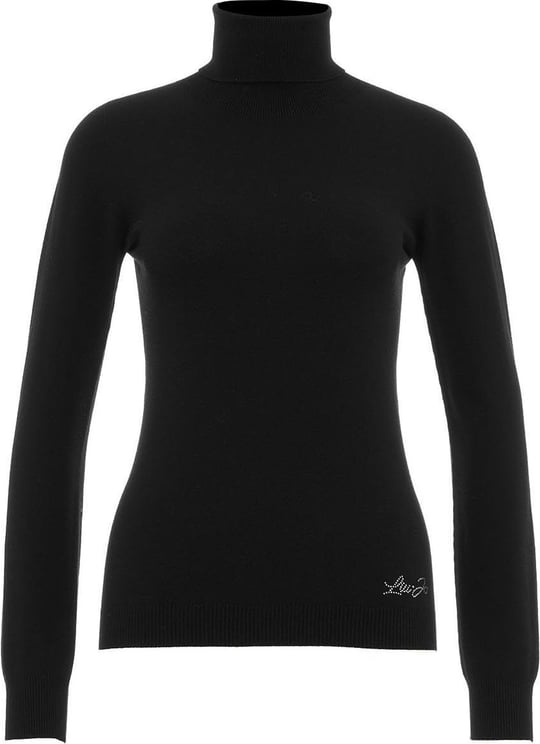 Liu Jo Sweater With Turtleneck Black Zwart