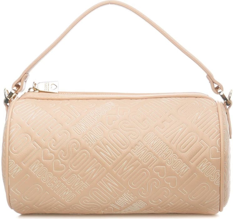 Love Moschino Handbag With Logo Beige Beige