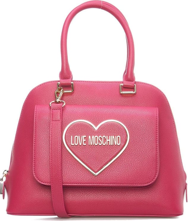 Love Moschino Handbag With Logo Pink Roze