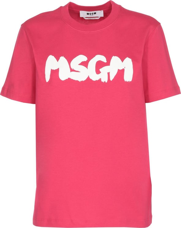 MSGM T-shirts And Polos Fuchsia Fuchsia Neutraal