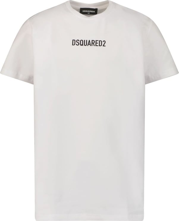 Dsquared2 Dsquared2 DQ1057 kinder t-shirt wit Wit