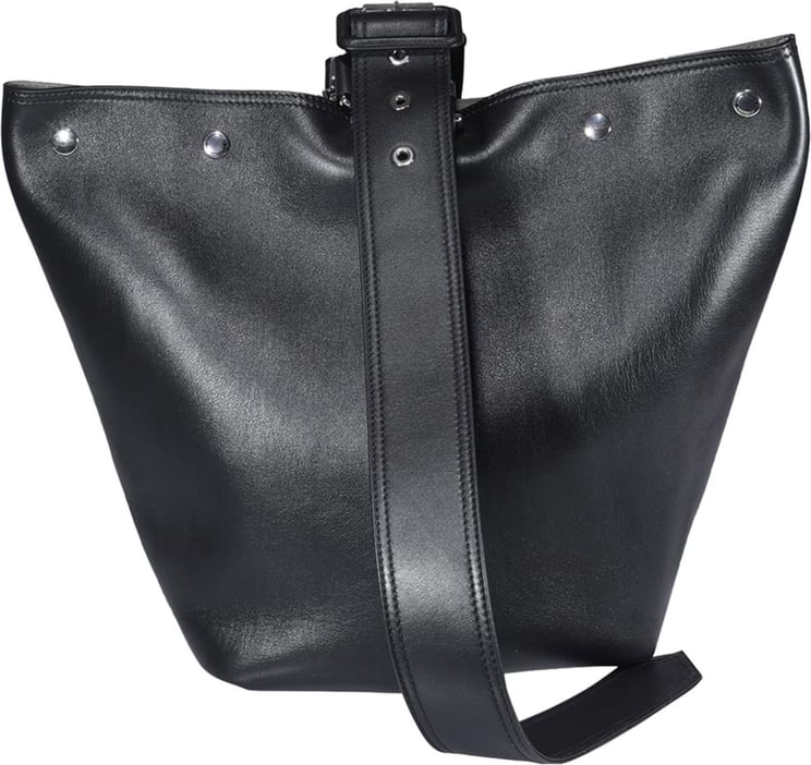 Alexander McQueen studded leather shoulder bag Zwart