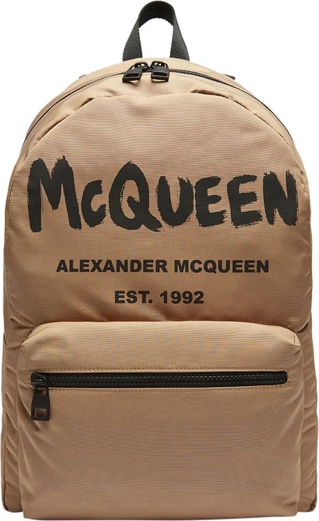 Alexander McQueen logo-print detail backpack Divers