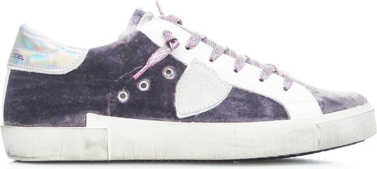 Philippe Model Sneakers Prsx Low In Velvet Purple Paars