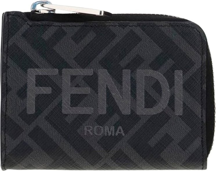 Fendi Fendi Leather Wallet Zwart