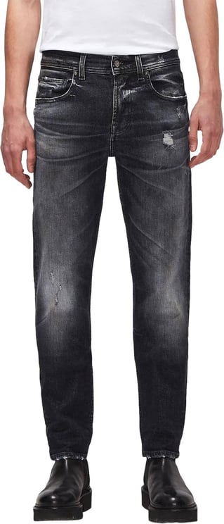 7 For All Mankind Slimmy Tapered American Vintage Zwart