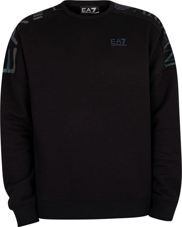 EA7 Black Sweater Zwart