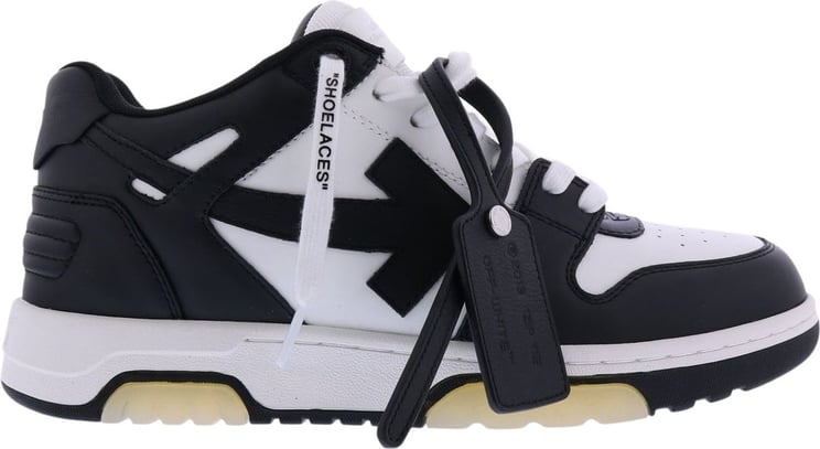 OFF-WHITE Out Of Office Calf Leather Zwart