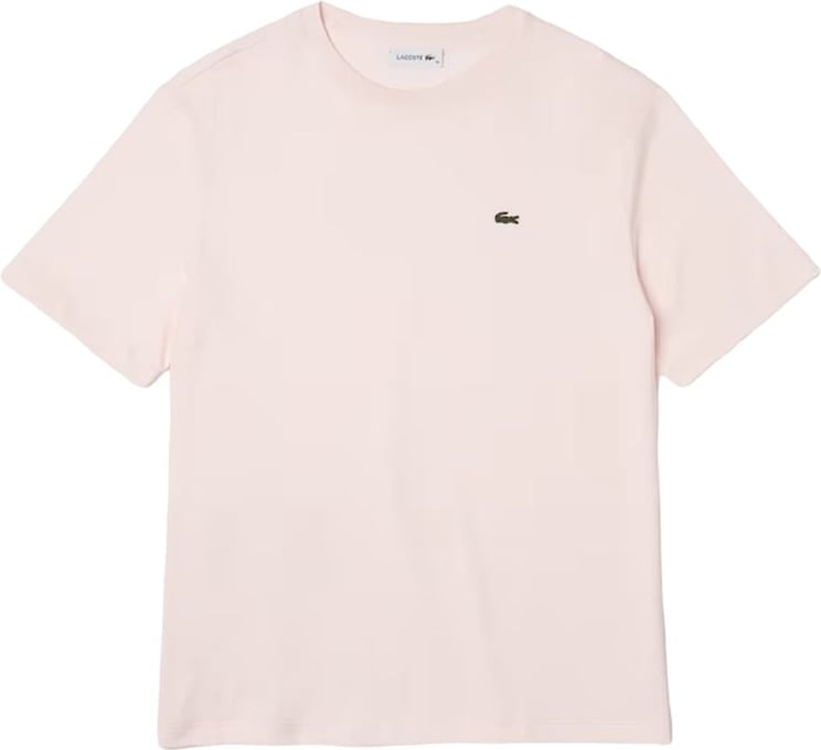 Lacoste Premium cotton crew neck t-shirt Pink