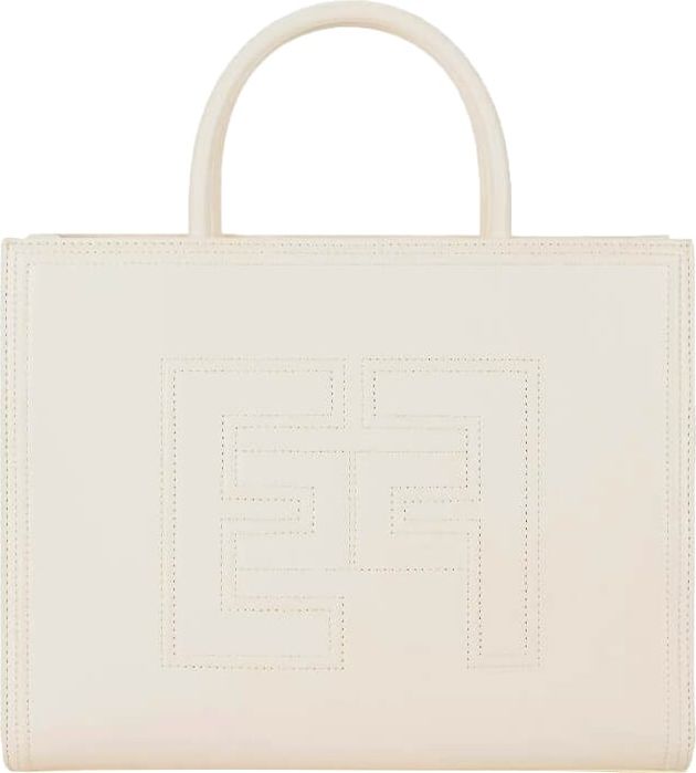 Elisabetta Franchi Butter Handbag With Logo White Wit