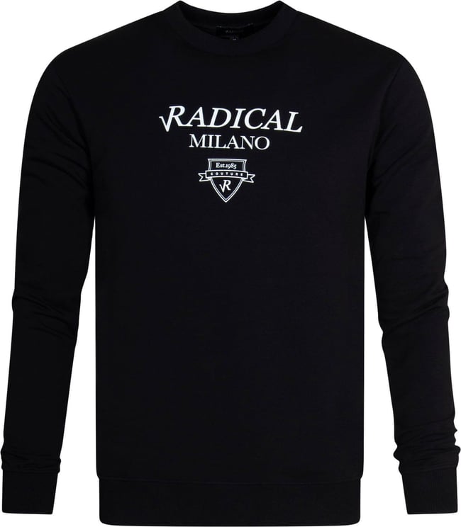 Radical Crewneck Scudo - Black Zwart