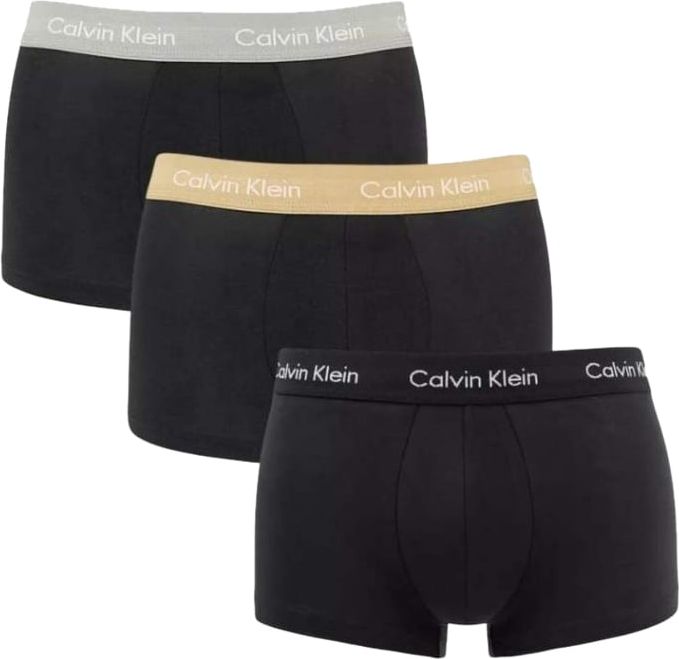 Calvin Klein 3-Pack Boxershort Beige Black