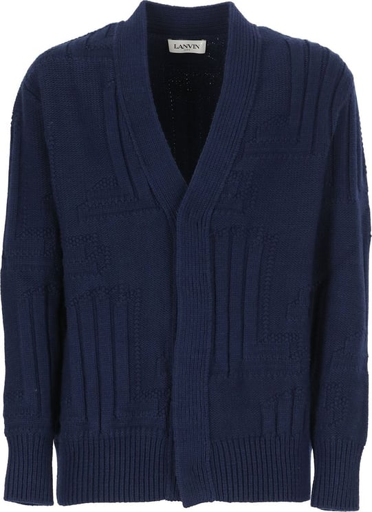 Lanvin Sweaters Blue Blauw
