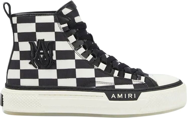 Amiri Sneakers checkered Ma Court High Zwart
