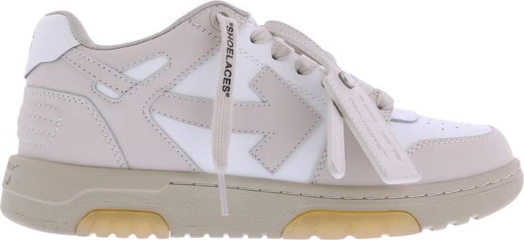 OFF-WHITE Out Of Office Calf Leather Beige