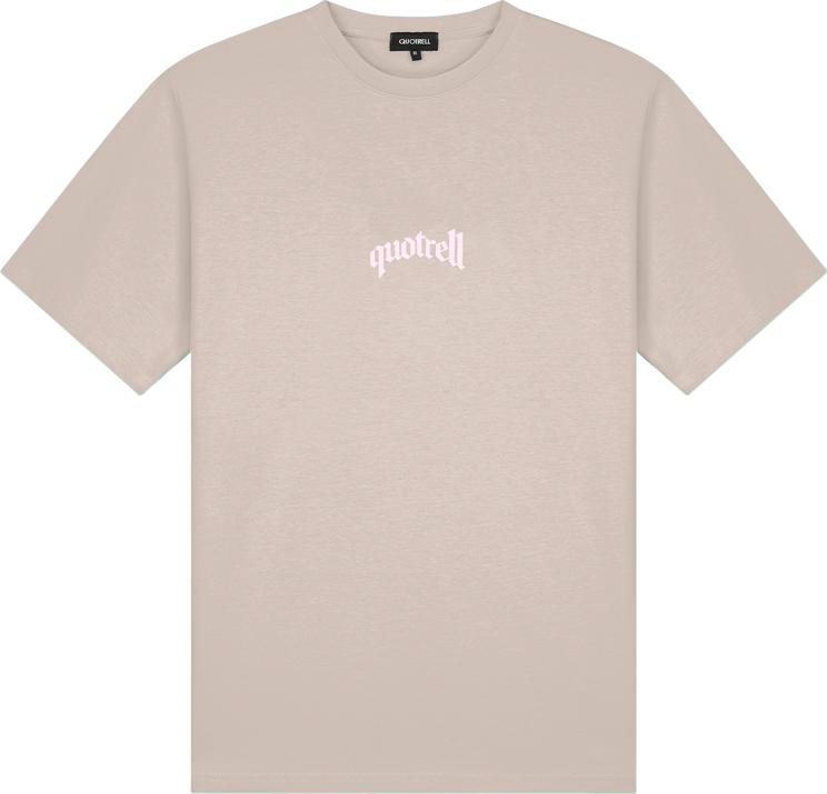 Quotrell Global Unity T-shirt | Brown / Light Pink Bruin