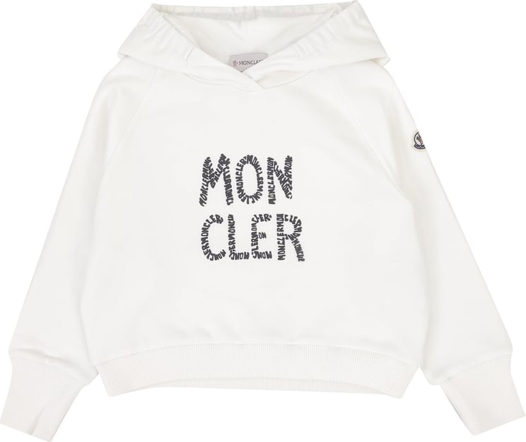Moncler White Girl Sweatshirt Wit