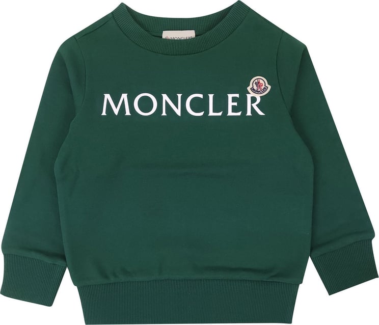 Moncler Green Boy Sweatshirt Groen