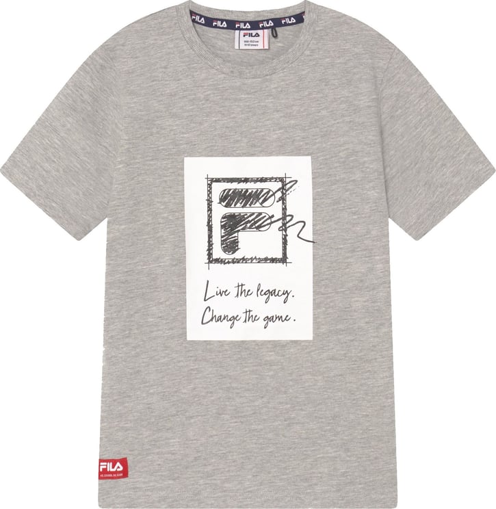 Fila T-shirt Kid Trendelburg Tee Fat0038.80000 Gray