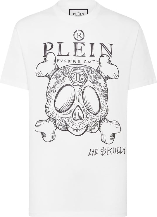 Philipp Plein T shirt round neck monsters Philipp Wit