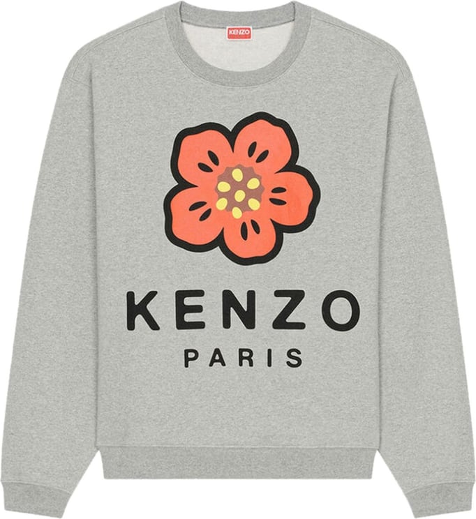 Kenzo Boke Flower Sweater Grey Man Grijs
