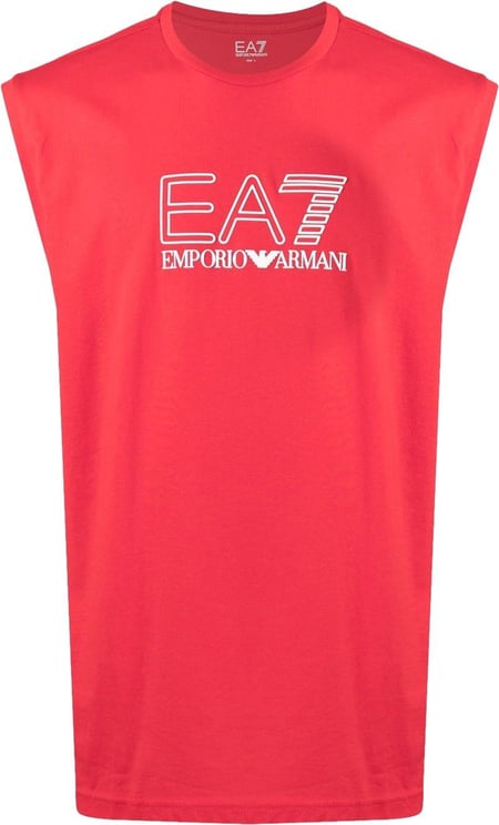 EA7 Top Red Red