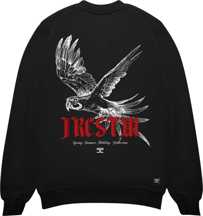 JorCustom Parrot Sweater Black Zwart