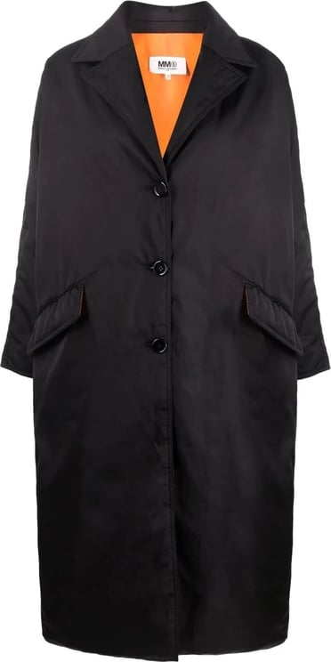 Maison Margiela single-breasted coat Zwart