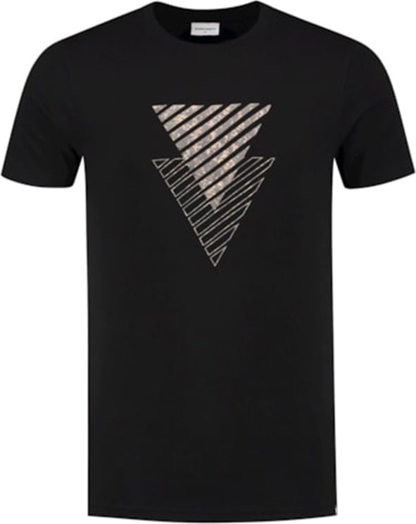 Purewhite The new ordinary T-shirt Black Zwart