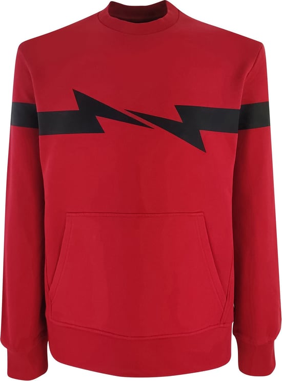 Neil Barrett Red Man Sweatshirt Rood