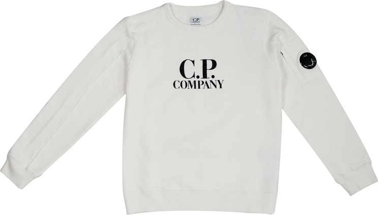 CP Company Cp Company Sweater Giro Lente Male Wit